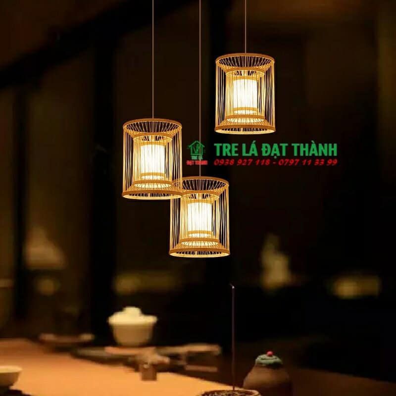 Đ&egrave;n Ống Tăm Tre