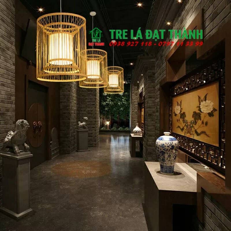 Đ&egrave;n Ống Tăm Tre