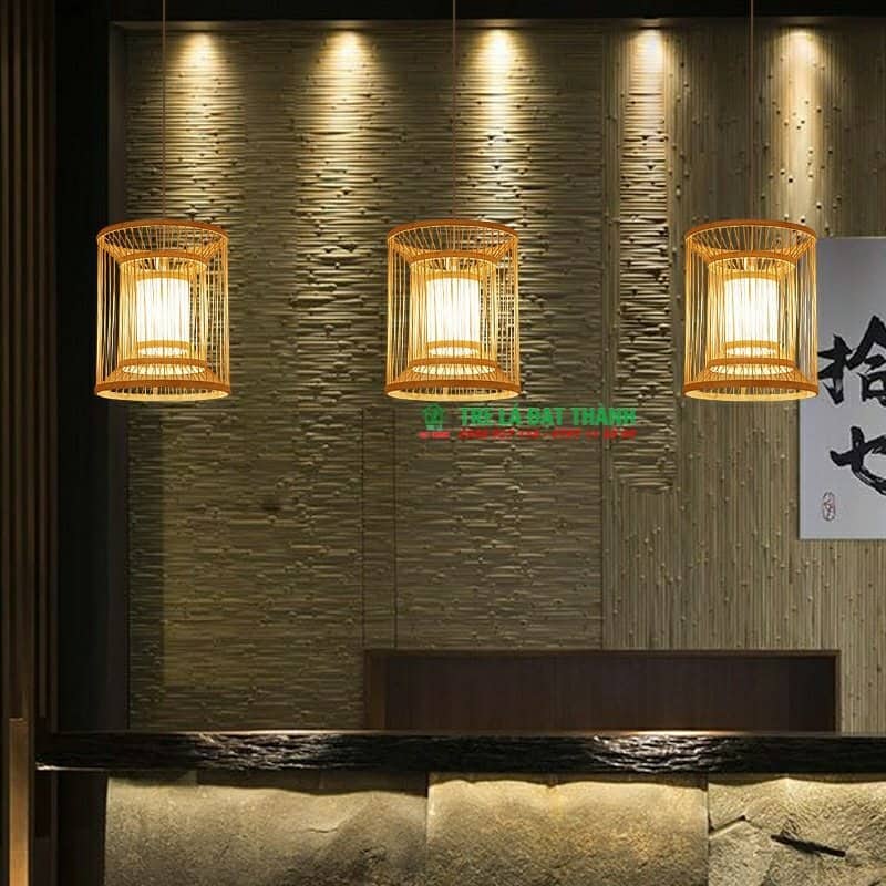 Đ&egrave;n Ống Tăm Tre