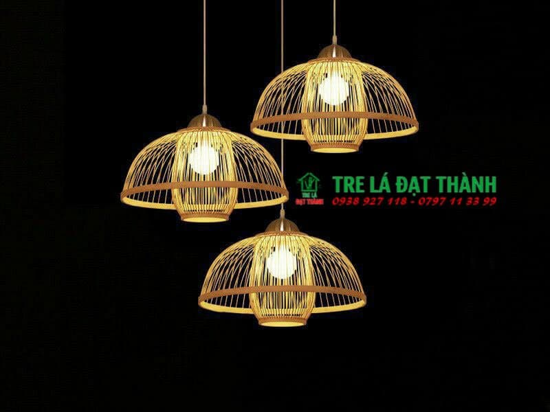 Đ&egrave;n Quả L&otilde;i Trang Tr&iacute; Bằng Tre