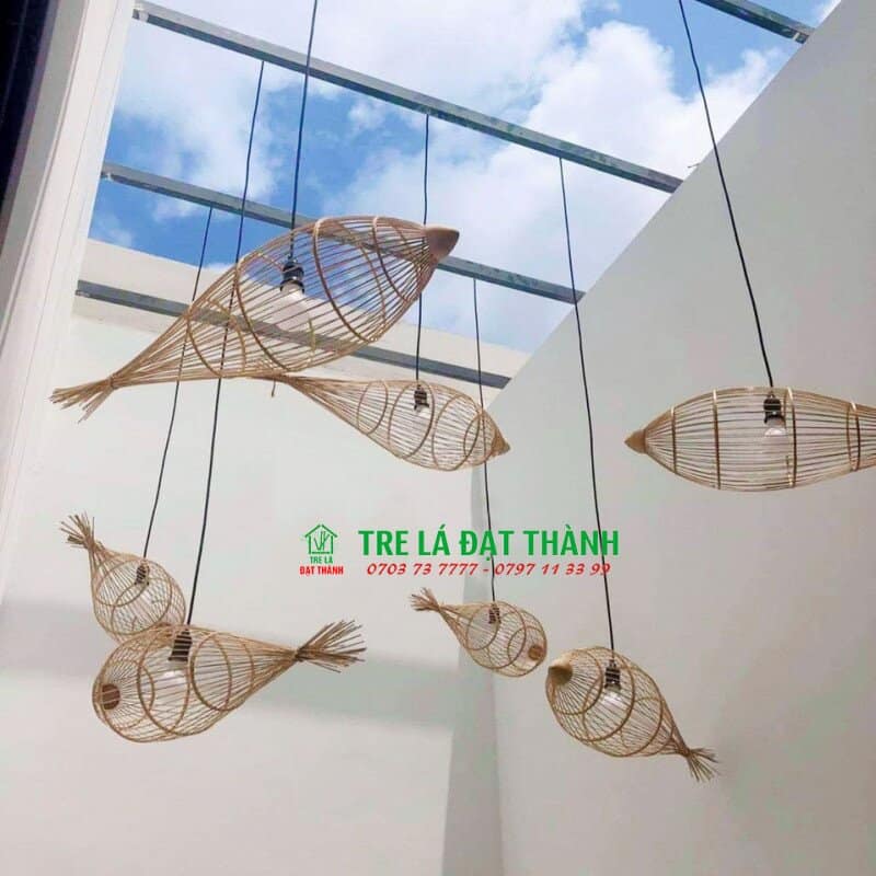Đ&egrave;n Tăm C&aacute; Thả Trần M&acirc;y Tre