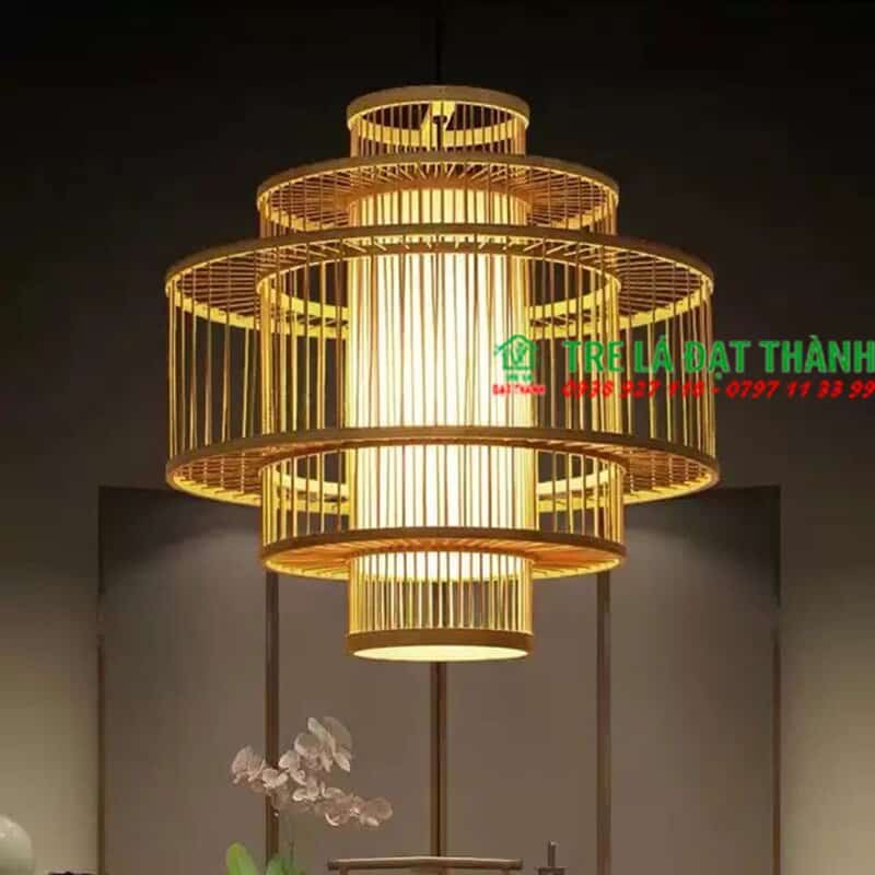 Đ&egrave;n Tăm Tre 3 Tầng