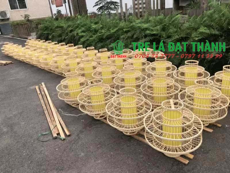 Đ&egrave;n Tăm Tre 3 Tầng