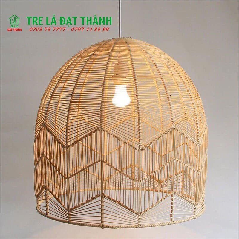 Đ&egrave;n Zic Zac Trang Tr&iacute; M&acirc;y Tre Đan