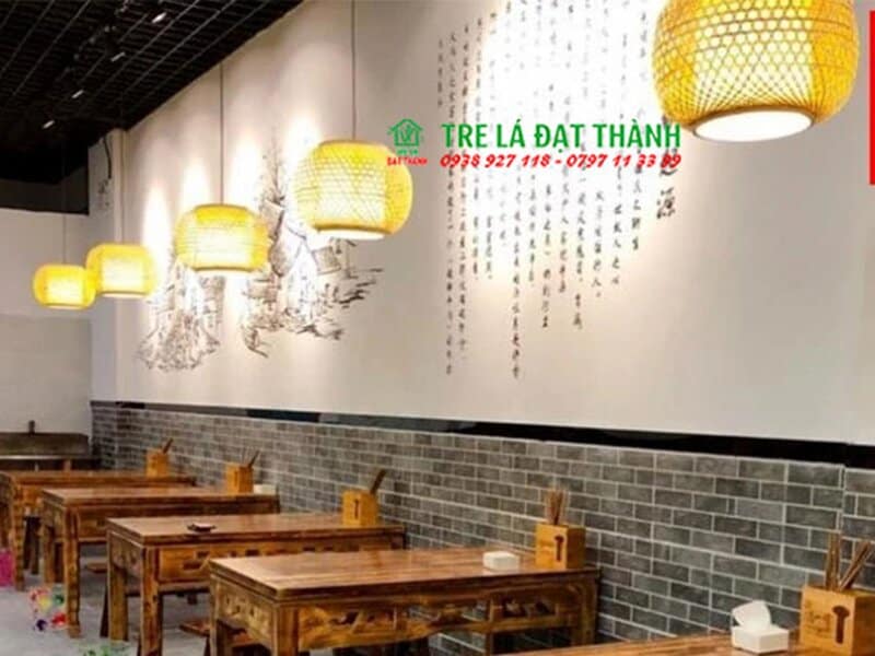 Lồng Đ&egrave;n B&iacute; Mắt C&aacute;o M&acirc;y Tre Thả Trần