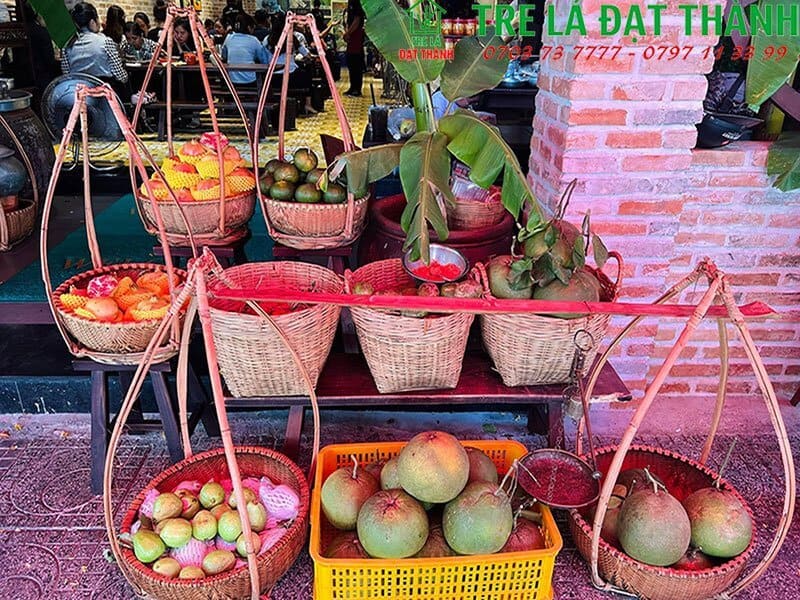 đồ trang tr&iacute; bằng m&acirc;y tre