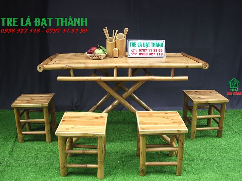 ghế đ&ocirc;n tre GDT002
