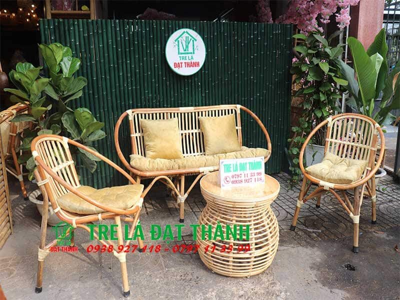 ghế mây con sò