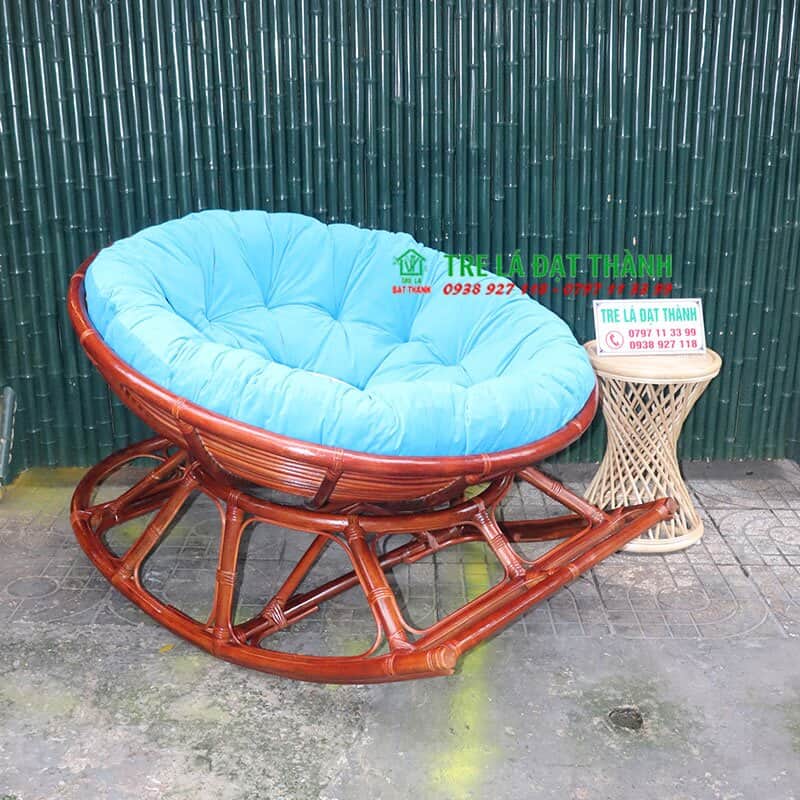 ghế mây papasan bập bênh hcm