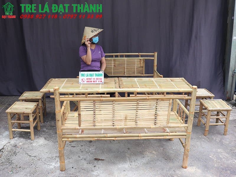 ghế tre d&agrave;i GTD003