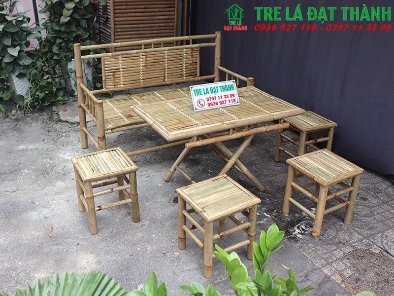 ghế tre d&agrave;i GTD003