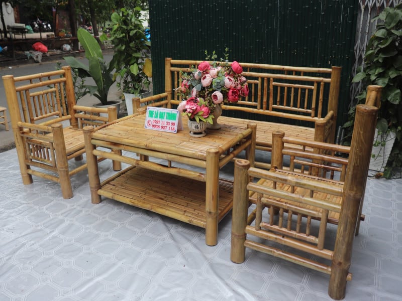 ghế tre d&agrave;i GTD006