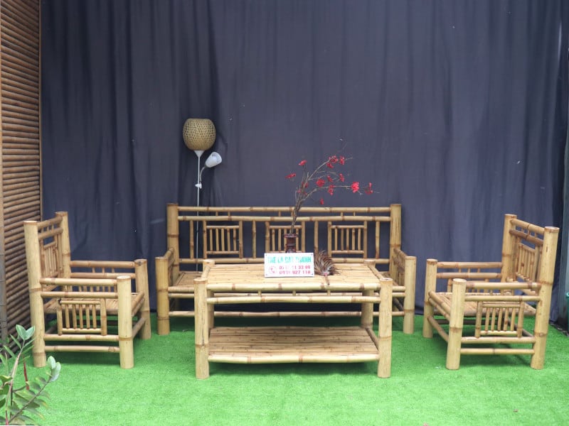 ghế tre d&agrave;i GTD006