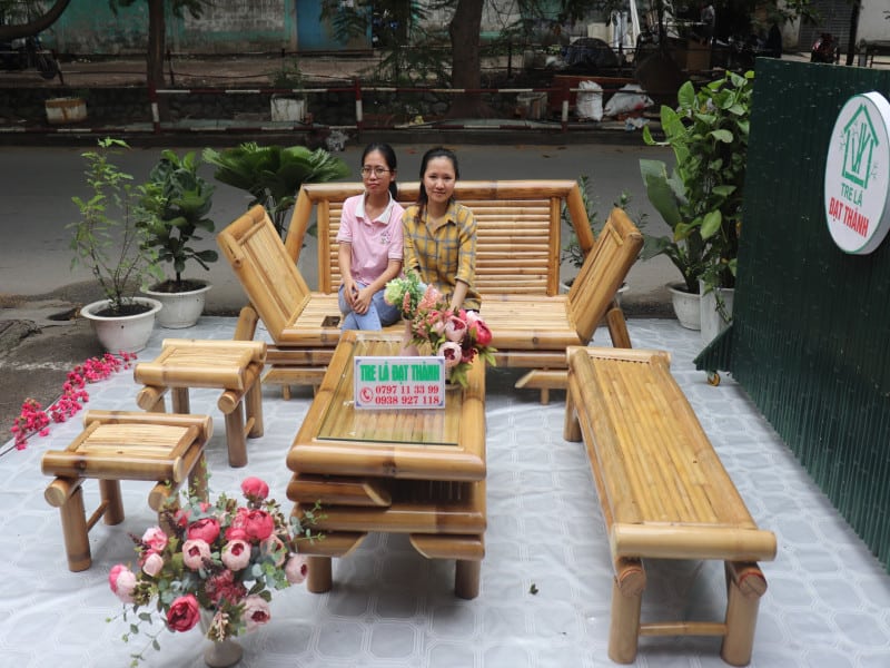 ghế tre d&agrave;i GTD007