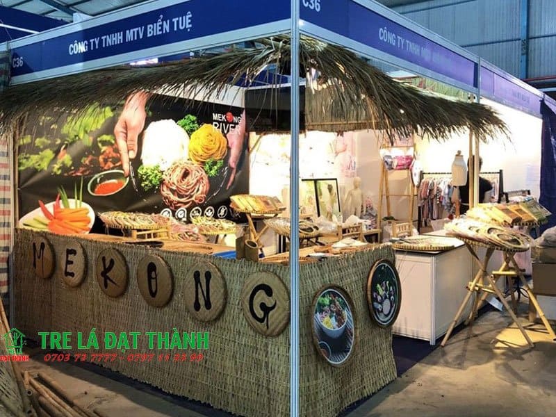 gian hàng triển lãm bằng tre gian hàng triển lãm bằng tre