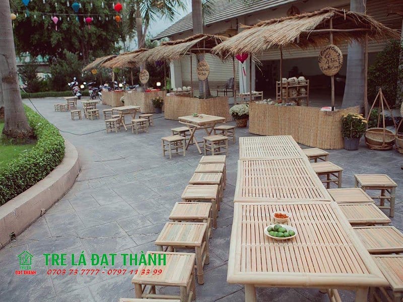 trang trí gian hàng bằng tre trang trí gian hàng bằng tre