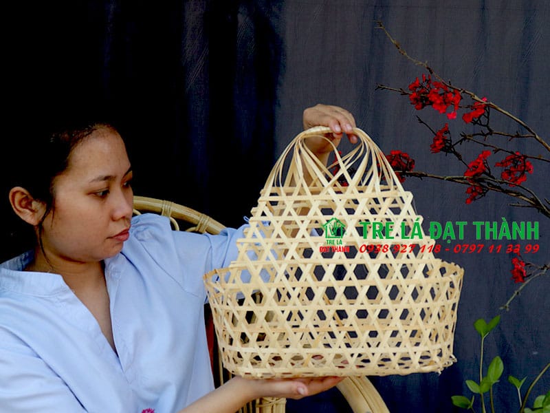 cơ sở sản xuất giỏ m&acirc;y tre