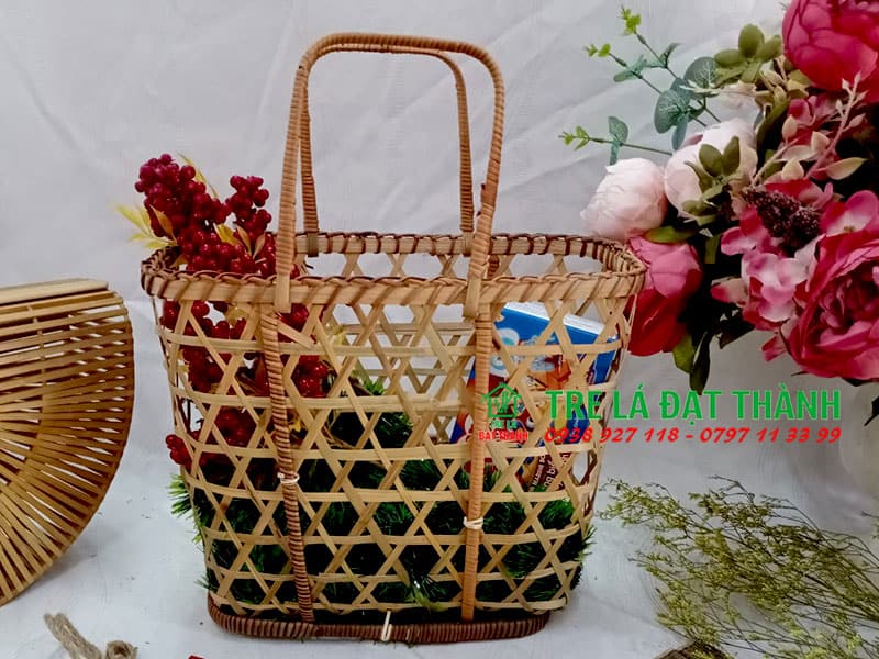 giỏ m&acirc;y tre đan gi&aacute; rẻ tphcm