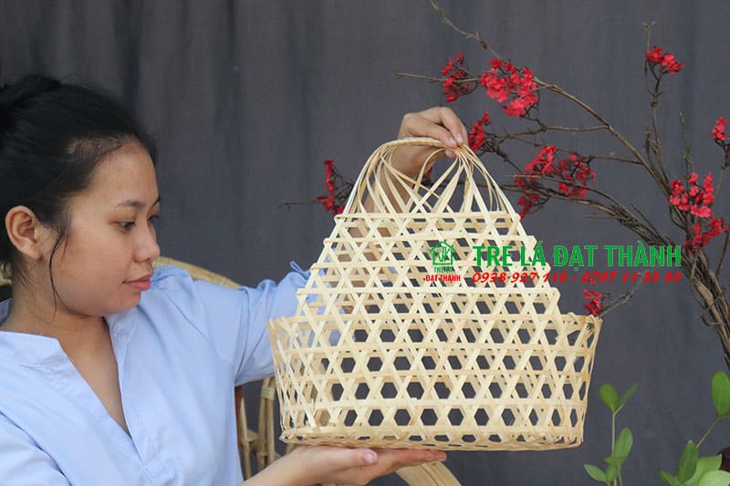 Giỏ M&acirc;y Tre Đan GMTD002