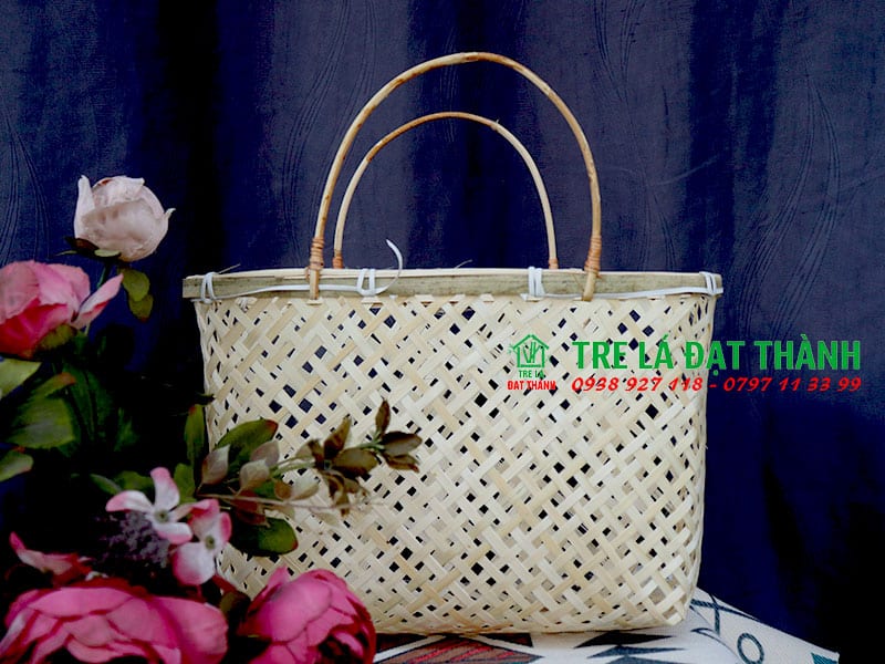 Giỏ M&acirc;y Tre Đan GMTD004