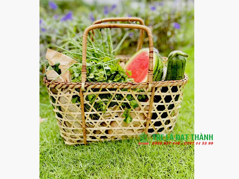 Giỏ M&acirc;y Tre Đan GMTD005