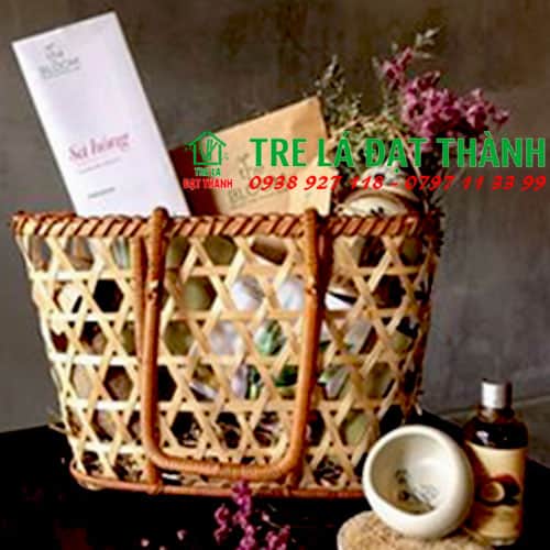 Giỏ M&acirc;y Tre Đan GMTD005