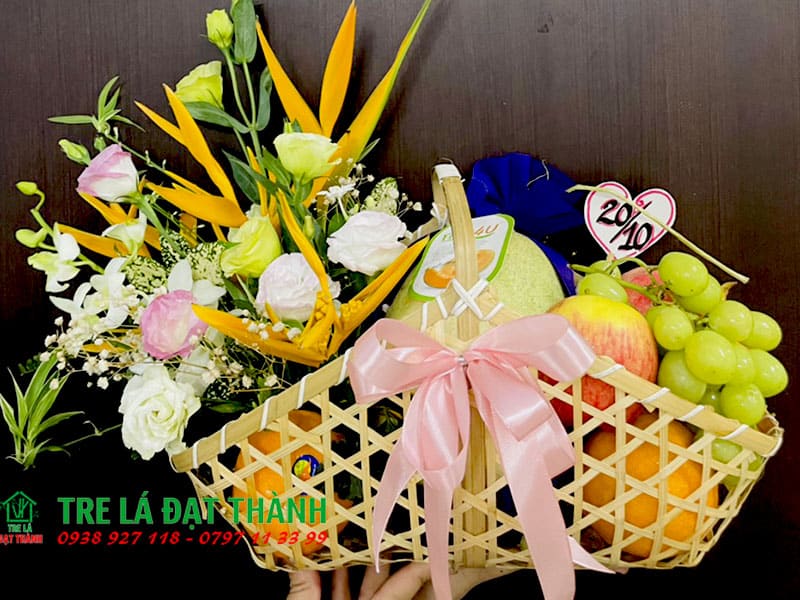 Giỏ M&acirc;y Tre Đan GMTD006
