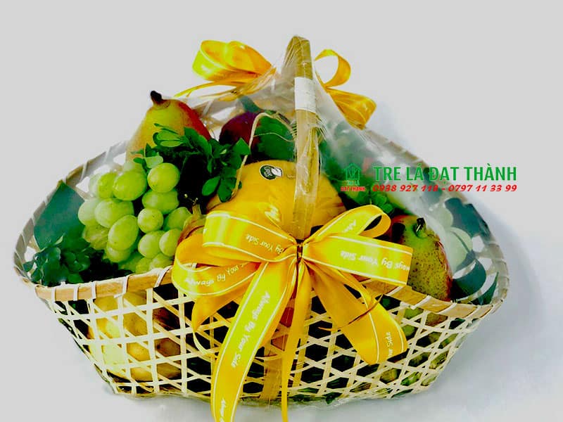 Giỏ M&acirc;y Tre Đan GMTD006