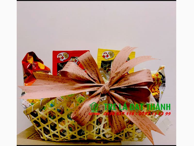 Giỏ M&acirc;y Tre Đan GMTD006