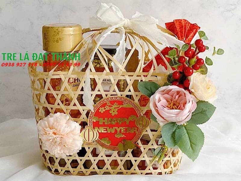 Giỏ M&acirc;y Tre Đan GMTD007
