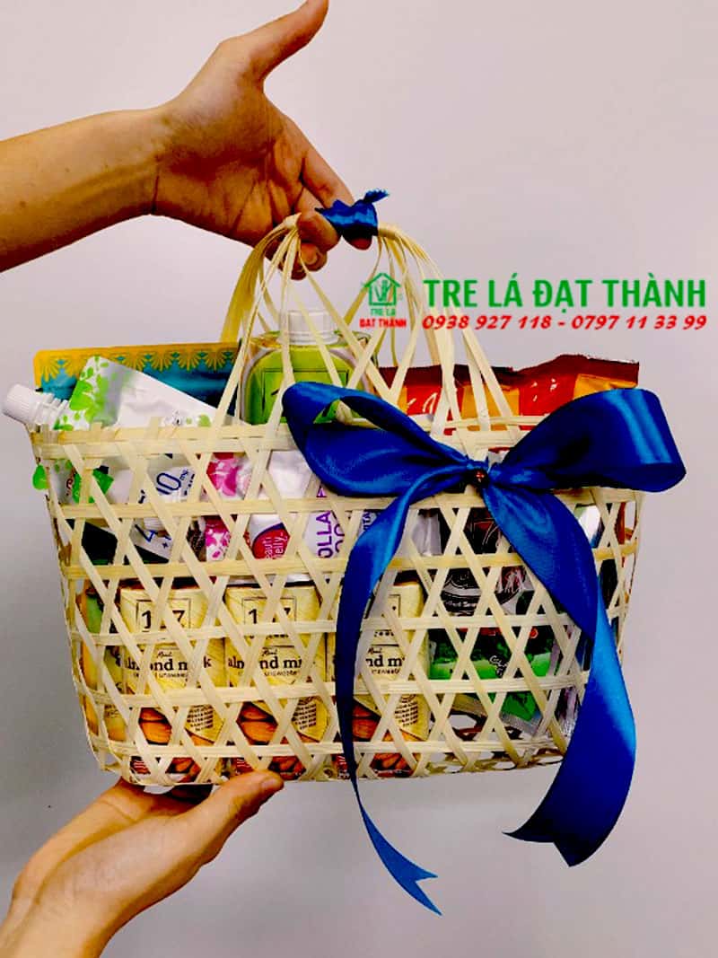Giỏ M&acirc;y Tre Đan GMTD007