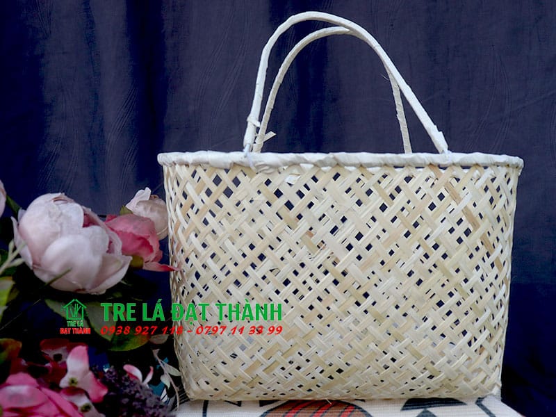 Giỏ M&acirc;y Tre Đan GMTD009