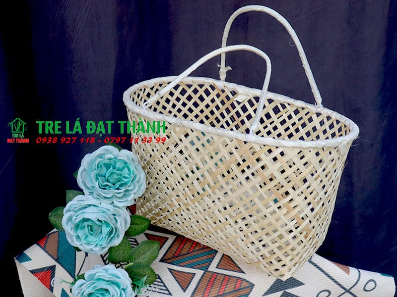 Giỏ M&acirc;y Tre Đan GMTD009