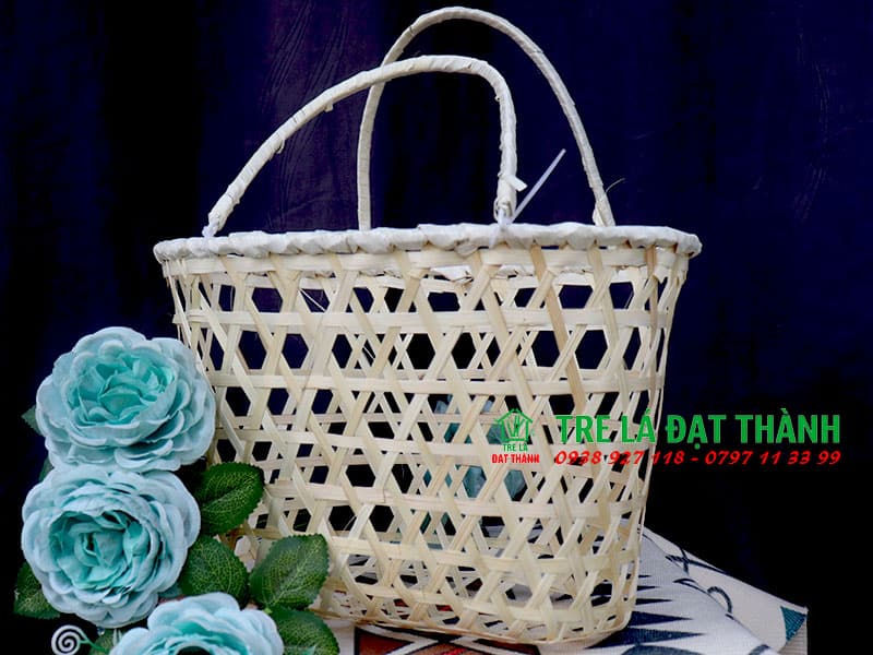 Giỏ M&acirc;y Tre Đan GMTD010