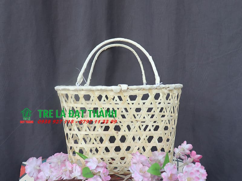 Giỏ M&acirc;y Tre Đan GMTD010