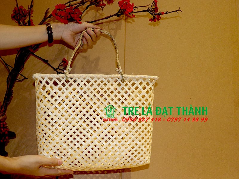 Giỏ M&acirc;y Tre Đan GMTD012