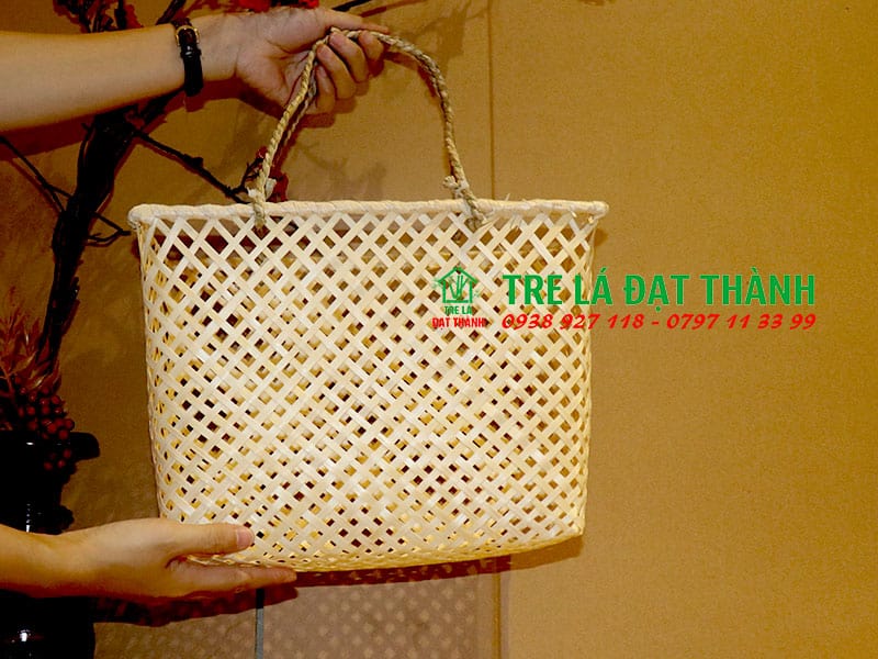 Giỏ M&acirc;y Tre Đan GMTD012
