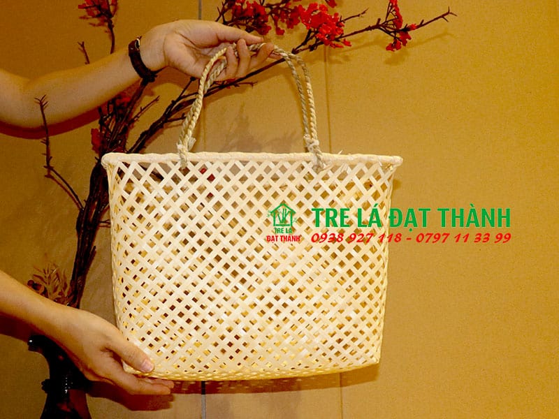 Giỏ M&acirc;y Tre Đan GMTD012