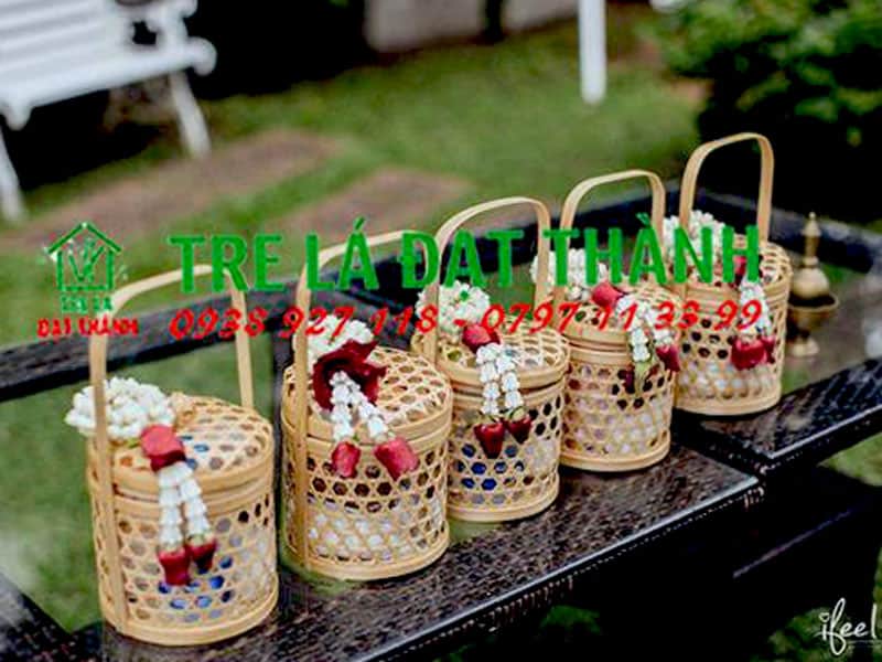 Giỏ M&acirc;y Tre Đan GMTD014