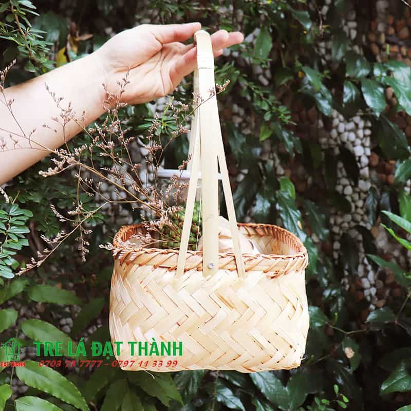 Giỏ M&acirc;y Tre Đan GMTD015