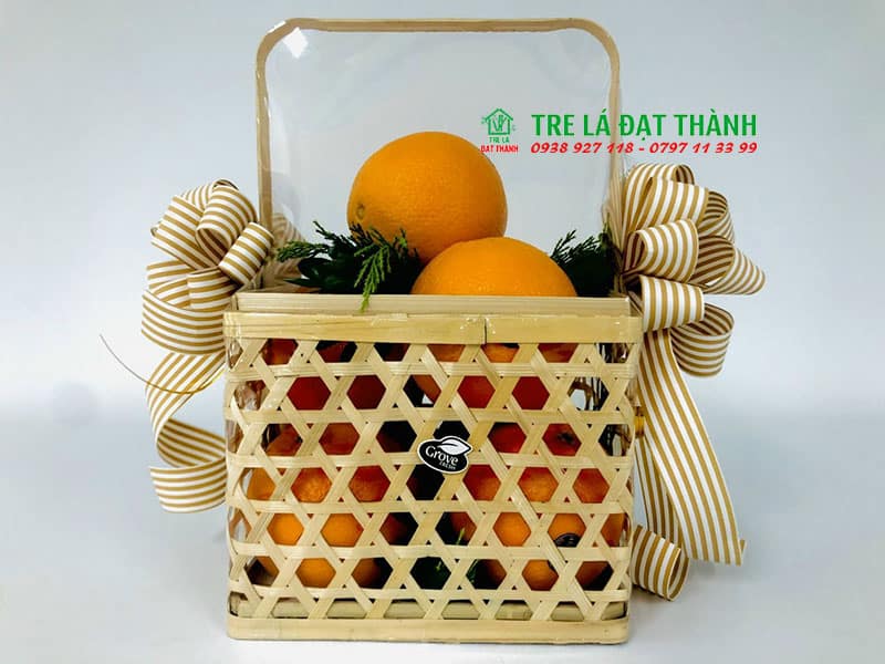 Giỏ M&acirc;y Tre Đan GMTD016