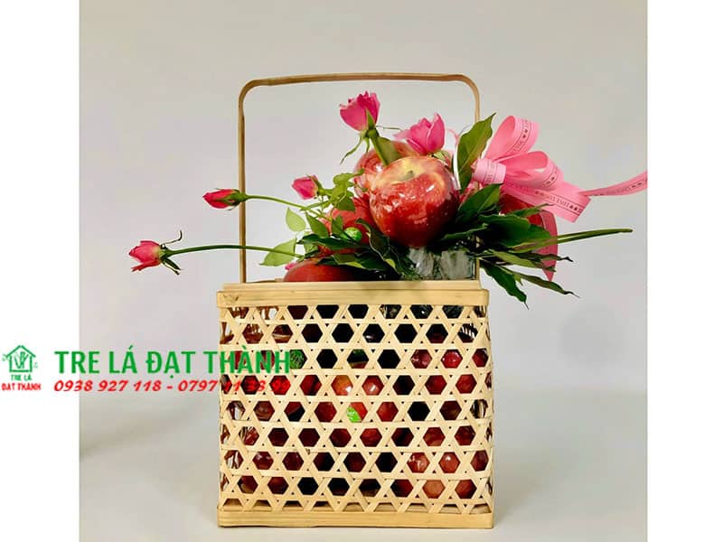 Giỏ M&acirc;y Tre Đan GMTD016