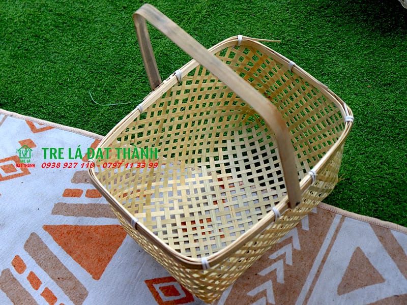 Giỏ M&acirc;y Tre Đan GMTD017