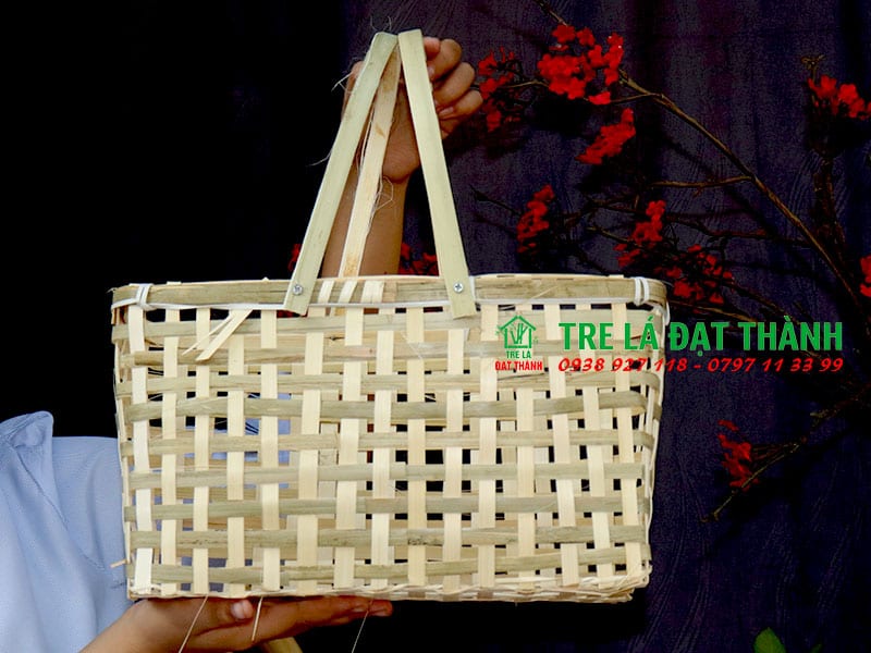 Giỏ M&acirc;y Tre Đan GMTD018