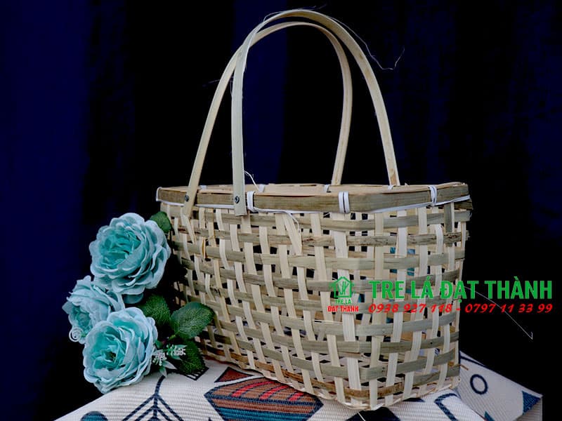 Giỏ M&acirc;y Tre Đan GMTD018