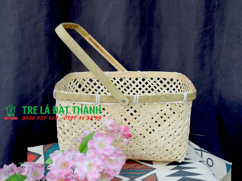 Giỏ M&acirc;y Tre Đan GMTD019