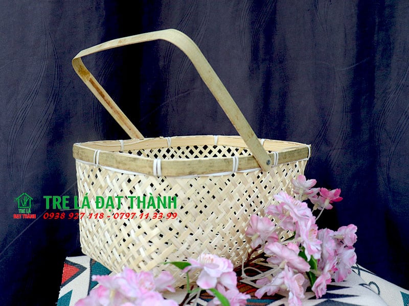 Giỏ M&acirc;y Tre Đan GMTD019