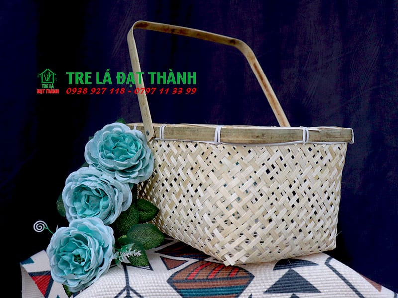 Giỏ M&acirc;y Tre Đan GMTD019