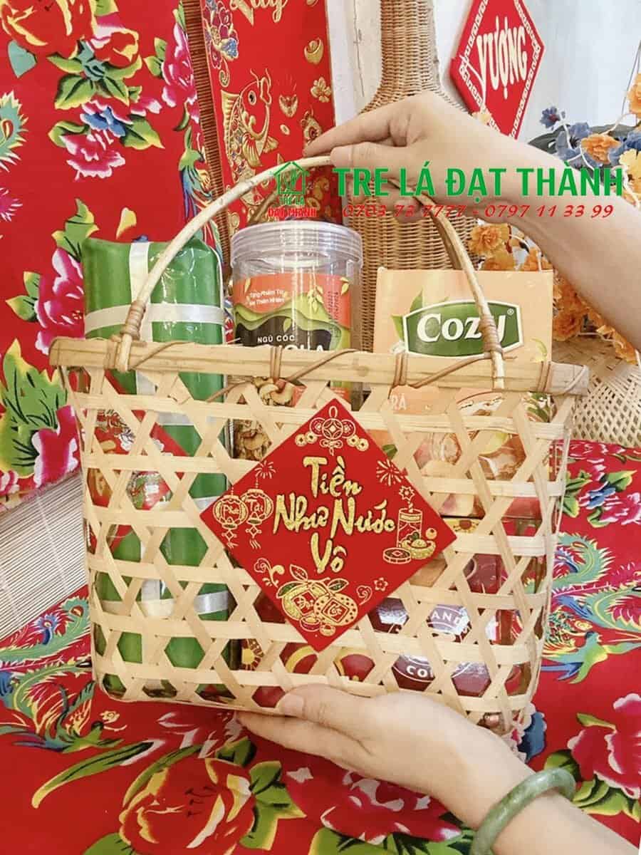 Giỏ M&acirc;y Tre Đan GMTD021