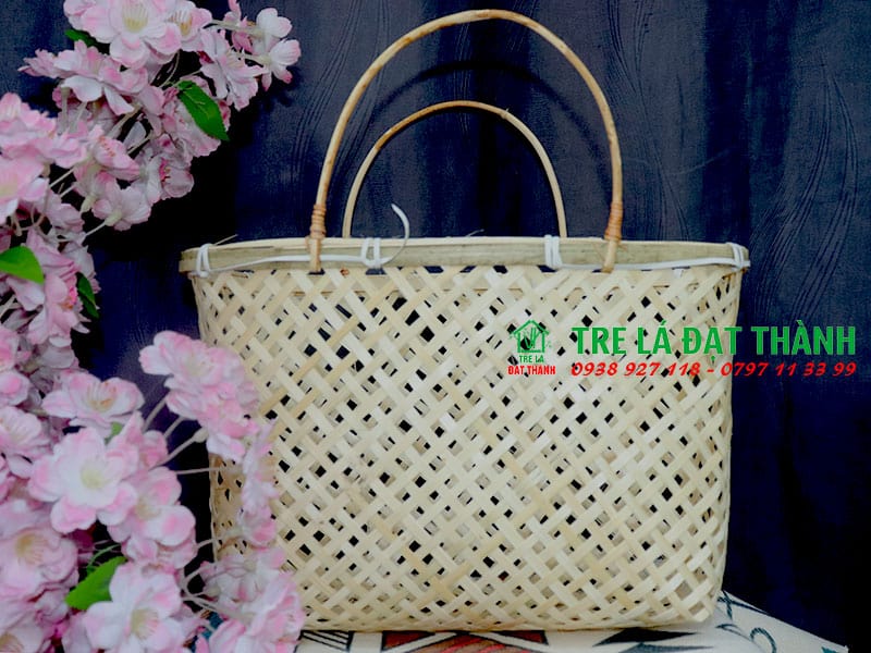 giỏ x&aacute;ch m&acirc;y tre đan